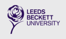 CPD Online - Leap Like A Salmon's Online CPD Hub is used by Leeds Beckett University. This image is the logo for Leeds Beckett University.